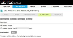 Informatica Cloud - Data Replication Task Step 4