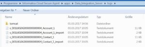 Informatica Cloud - Secure Agent Log Files